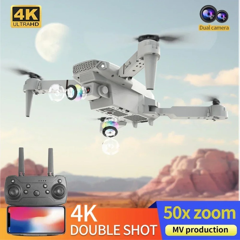 Mini drone E88 avec caméra HD  - Drone Kit Tricopter avis et prix