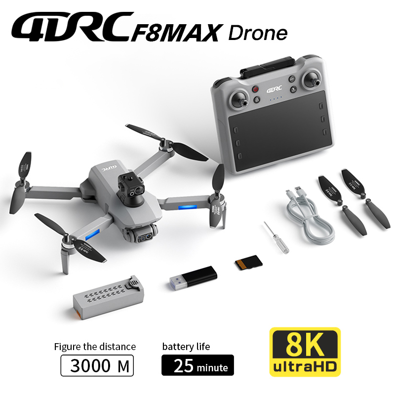 Drone GPS F8 MAX, caméra profe - Drone Kit Professional avis et prix